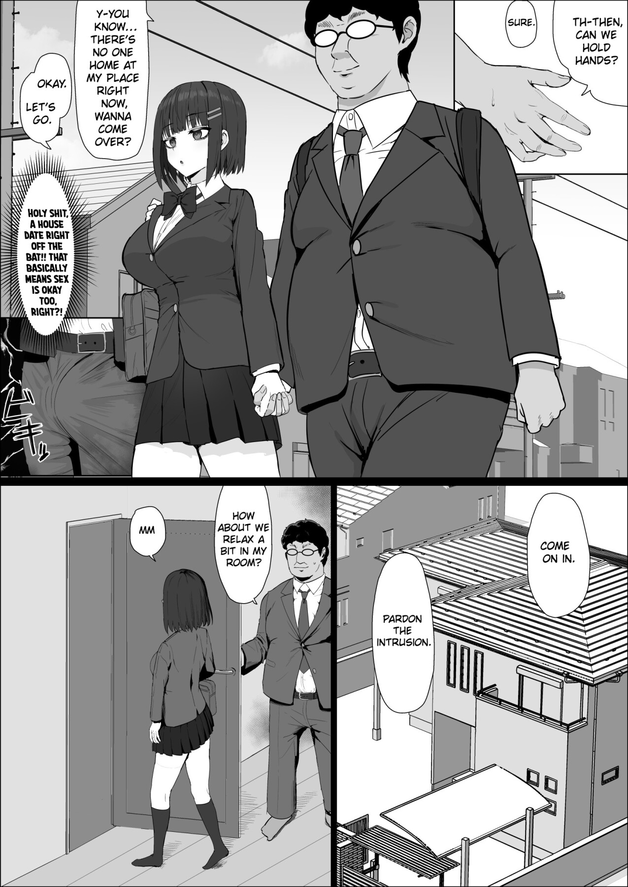 Hentai Manga Comic-My Expressionless Childhood Friend Was Snatched Away by a Creepy Otaku and Was Having Lovey-Dovey Tongue-Kissing Sex-Read-8
